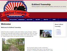 Tablet Screenshot of eckfordtownship.com